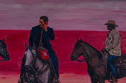 The Private Line — Original Artwork by Papayon | Oil on canvas 2026