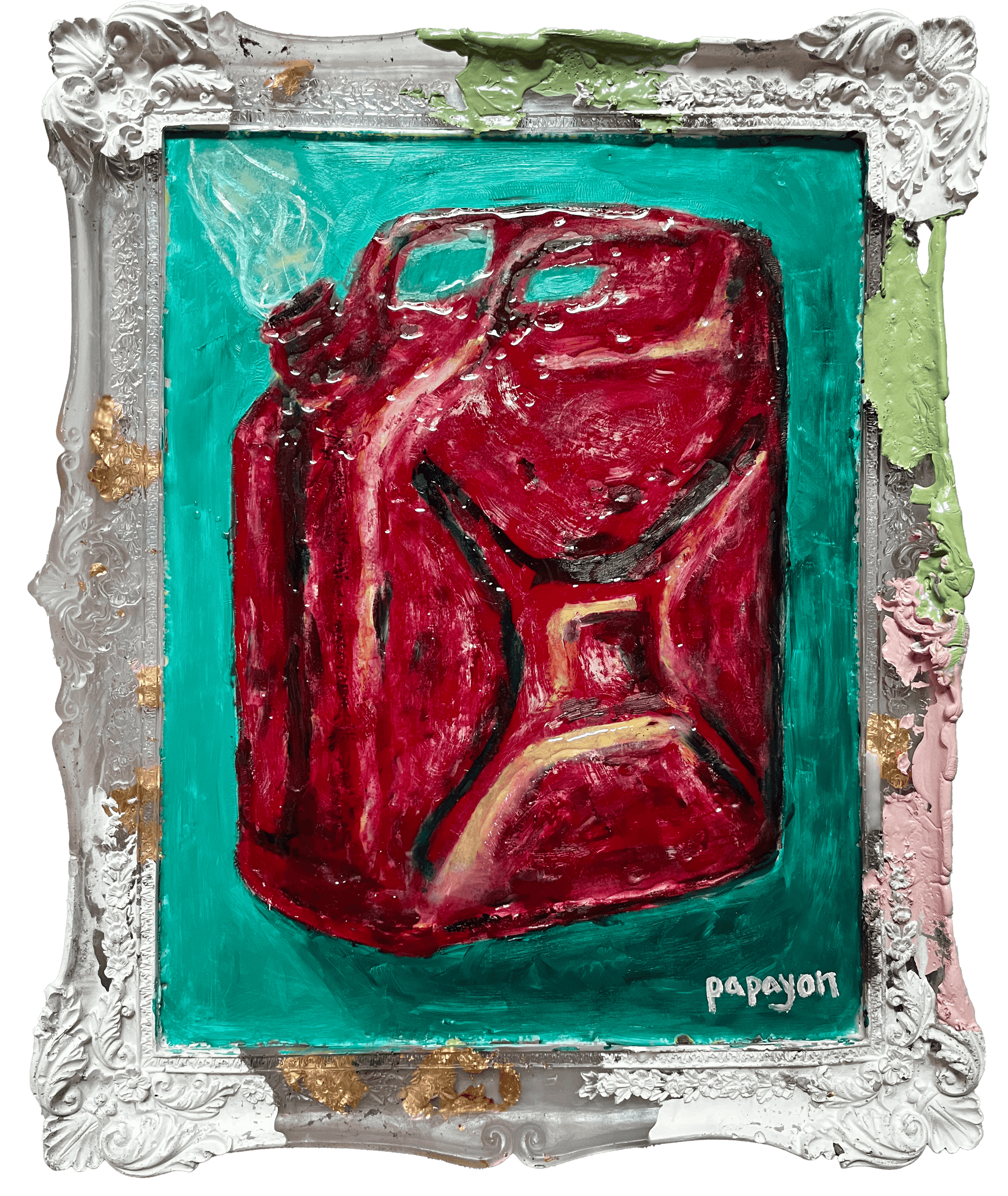 Framed original artwork by papayon