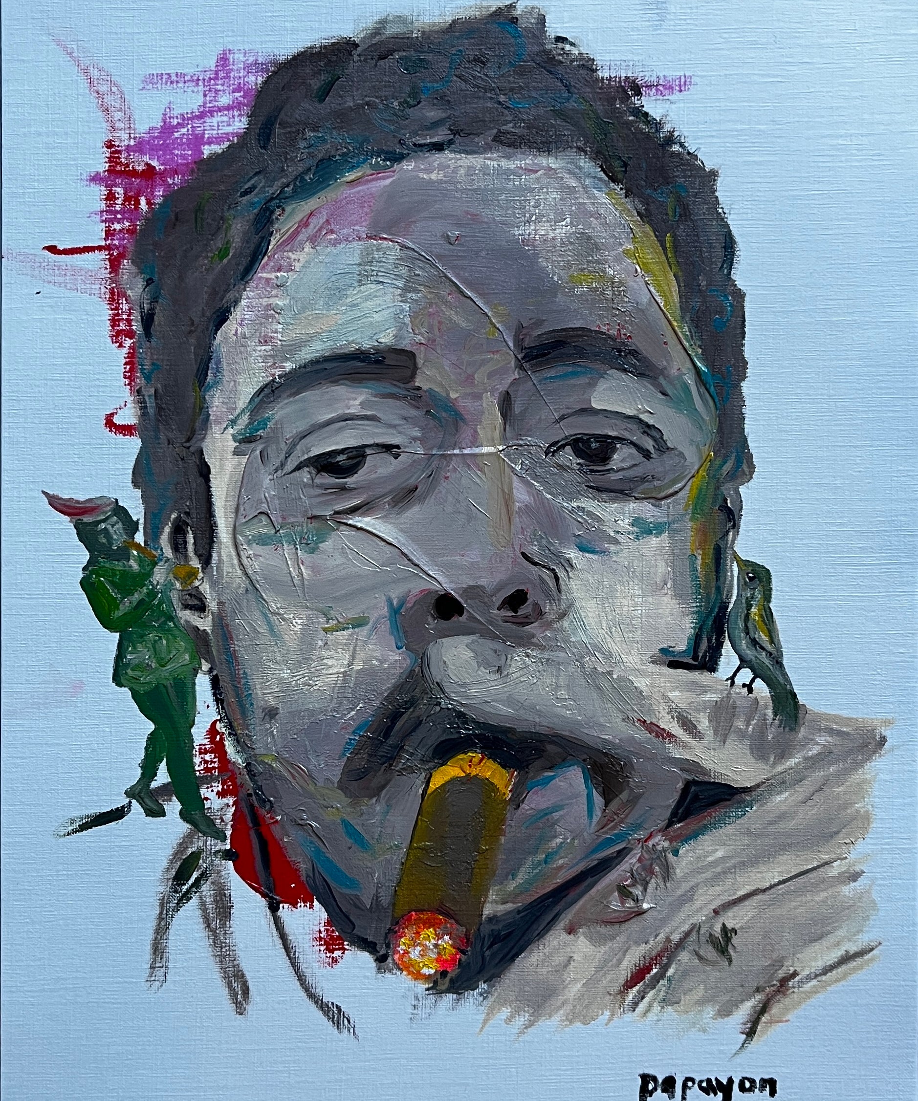 Original artwork painting by papayon