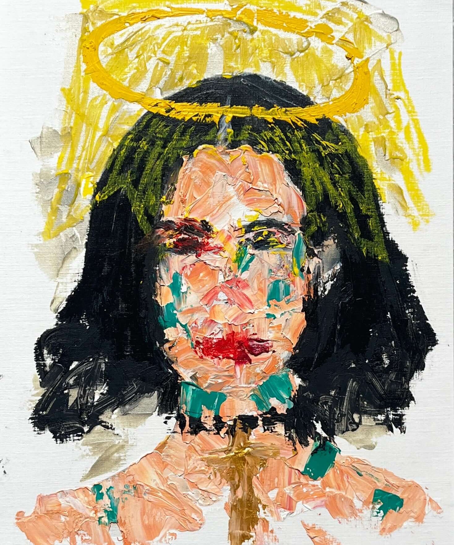 Oil on paper