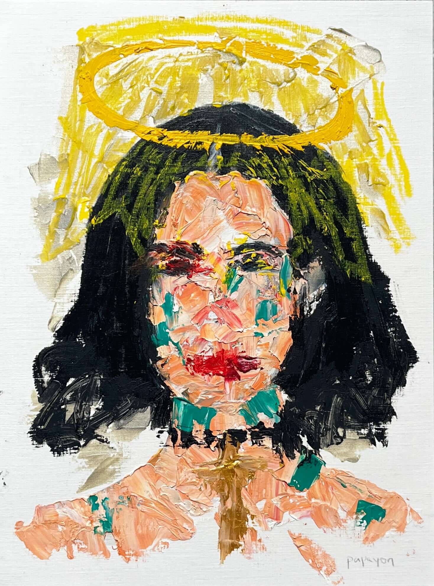 Oil on paper