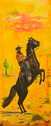 Too Bright To Die — Original Artwork by Papayon - Acrylic Mixed media on canvas