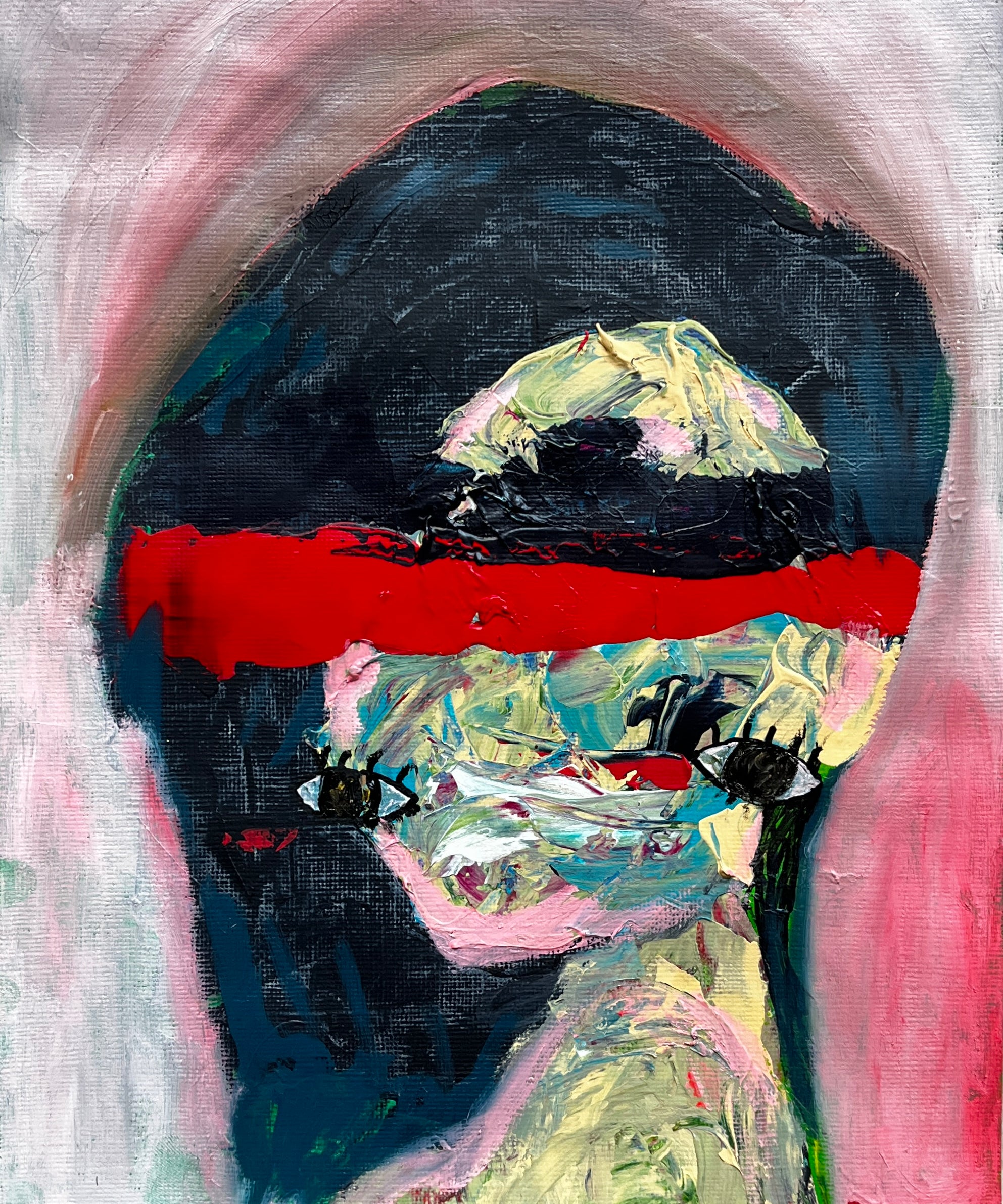 Mixed media artwork by papayon