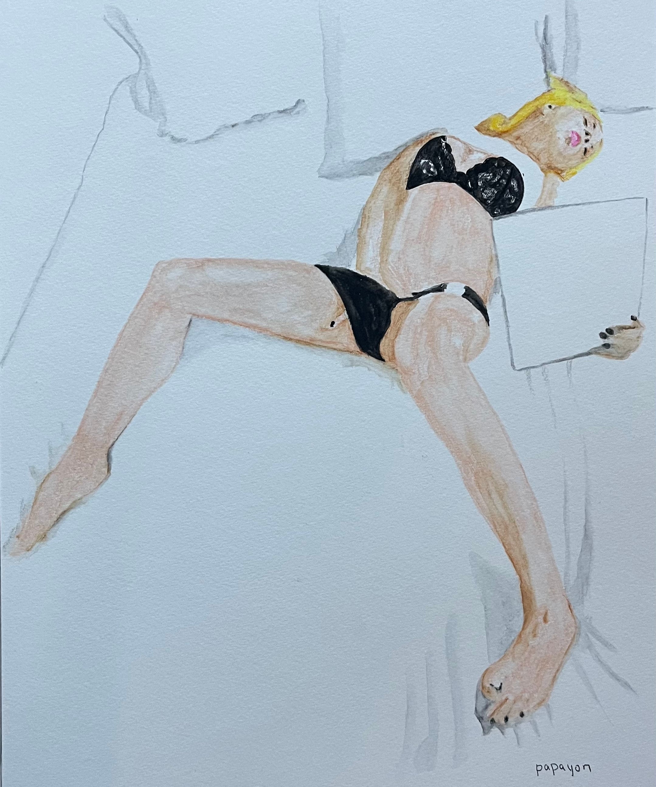 Paper work painting by papayon