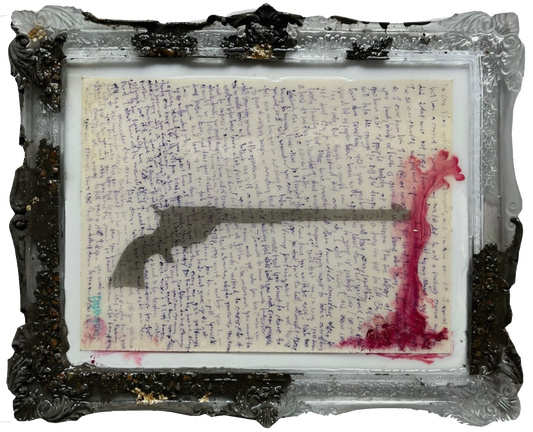Unwritten Fate — Mixed media framed by Papayon