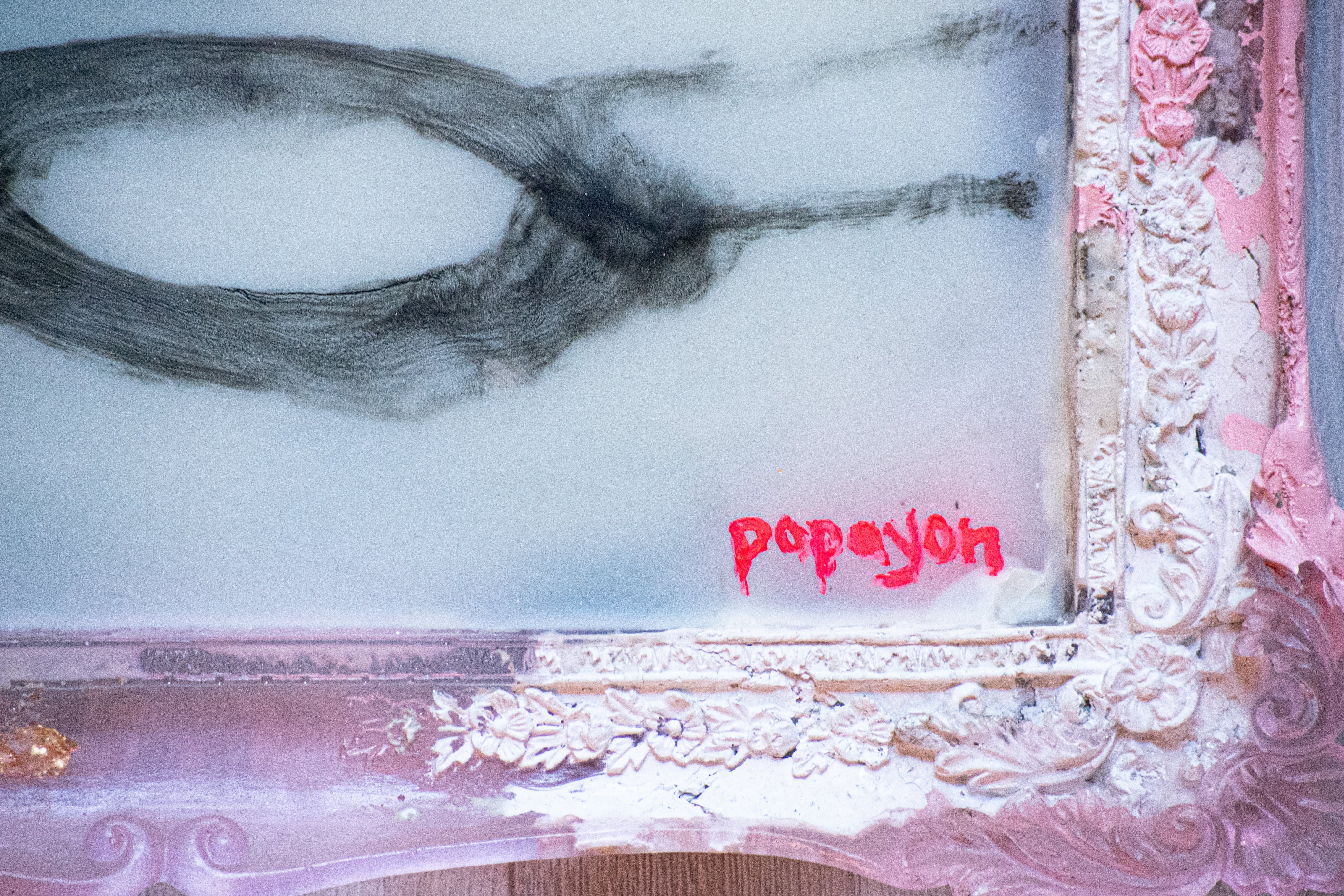 When Boys Become Men — Original artwork by Papayon – Framed resin, oil, and encaustic painting