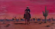 Where Return Ends — Original art by Papayon | Oil on canvas 2026