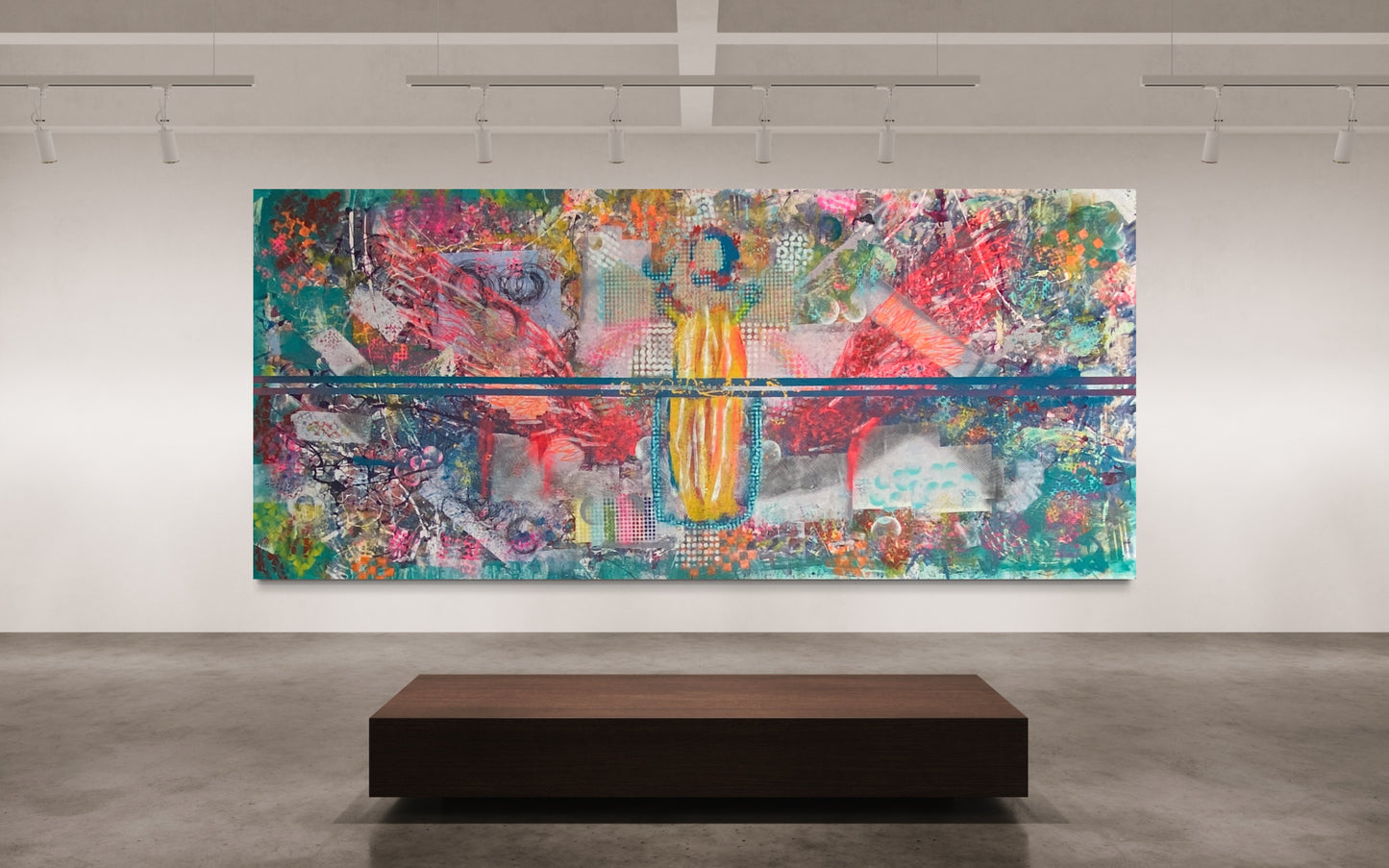 Phoenix — Mixed media on canvas by Papayon