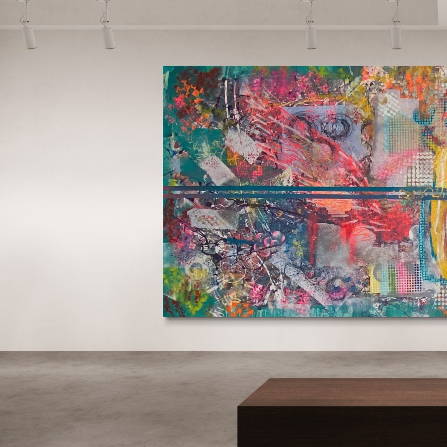 Phoenix — Mixed media on canvas by Papayon