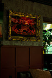 Dies Irae — Original Artwork by Papayon | Oil on canvas board framed 2025