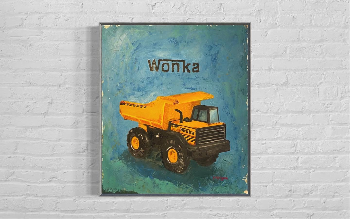 Tonka canvas painting