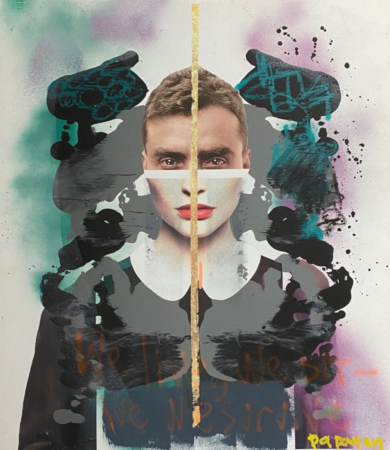 Original artwork mixed media by Papayon