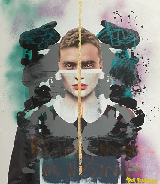 Original artwork mixed media by Papayon