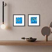 Electronic Voyage — Mixed media electrict parts painting by Papayon