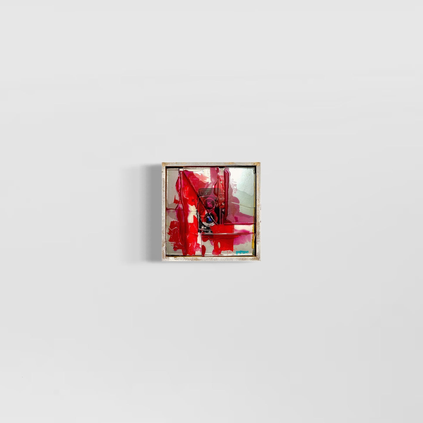 Like yesterday — Mixed media framed by Papayon
