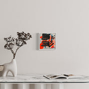 Stress out canvas — Mixed media on canvas by Papayon