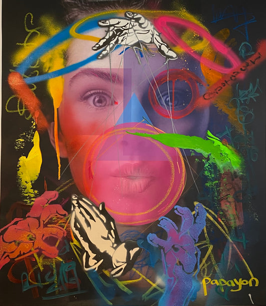 Praying hands —  on canvas by Papayon