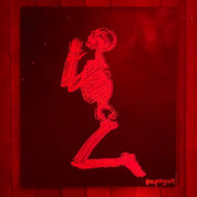 Prey — Mixed media on canvas by Papayon