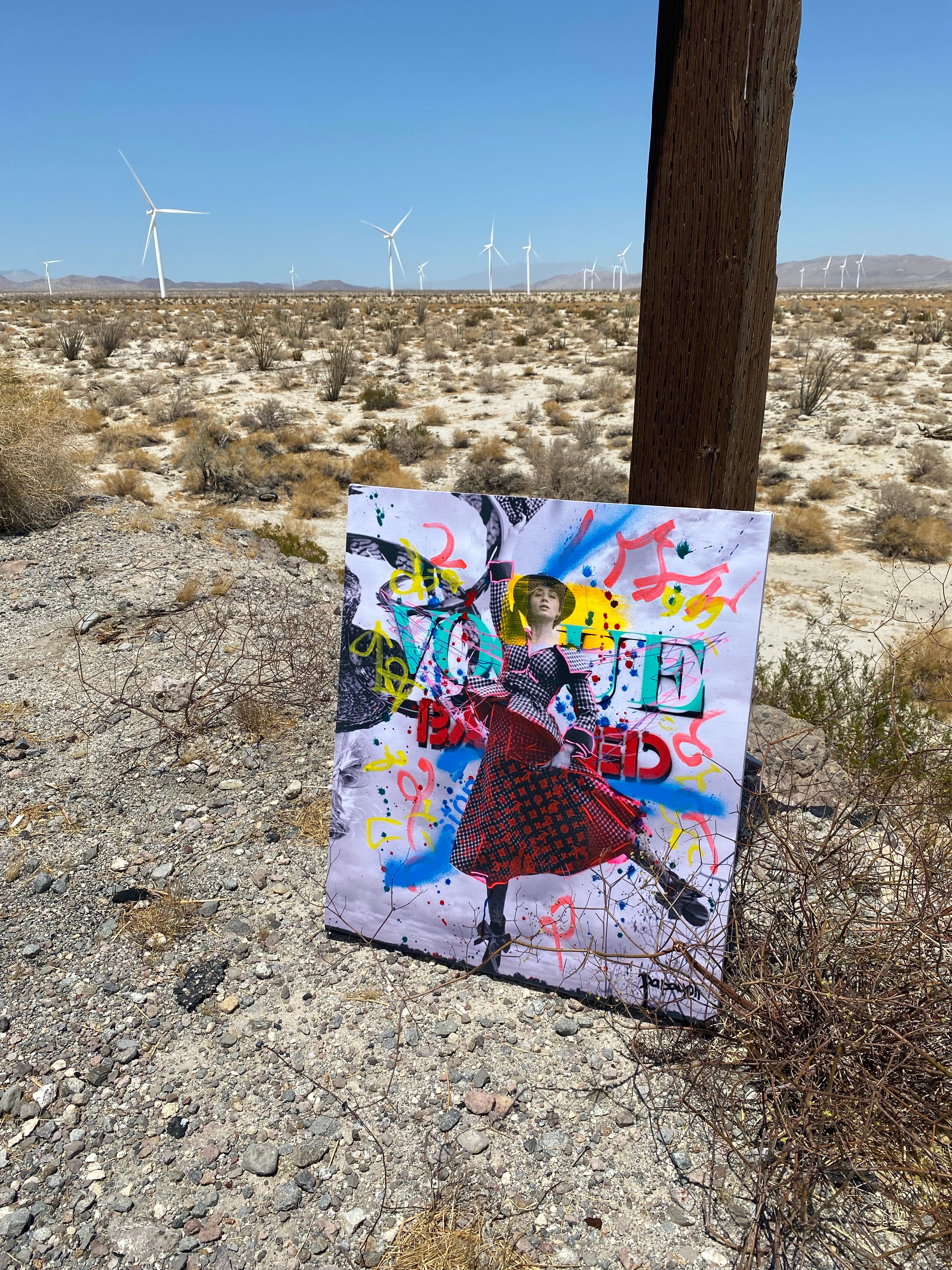 Banned — Mixed media on canvas by Papayon