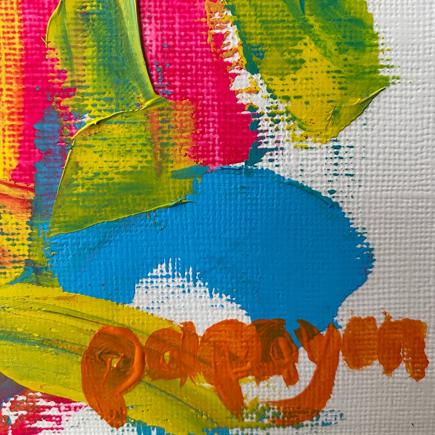 Incoherent personality — Oil on paper by Papayon