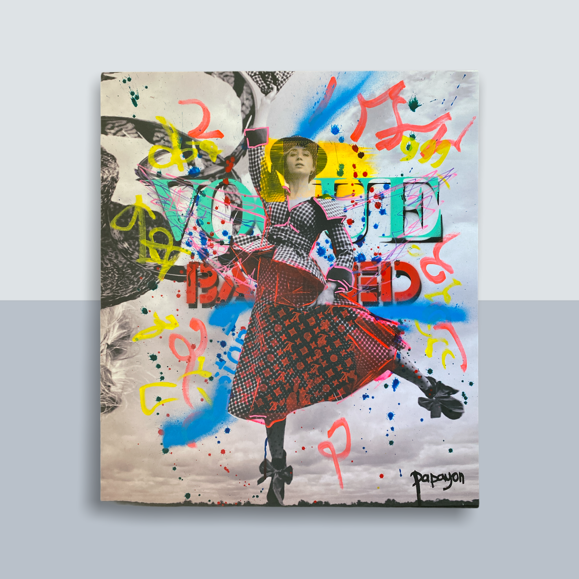Banned — Mixed media on canvas by Papayon