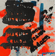 Stress out canvas — Mixed media on canvas by Papayon