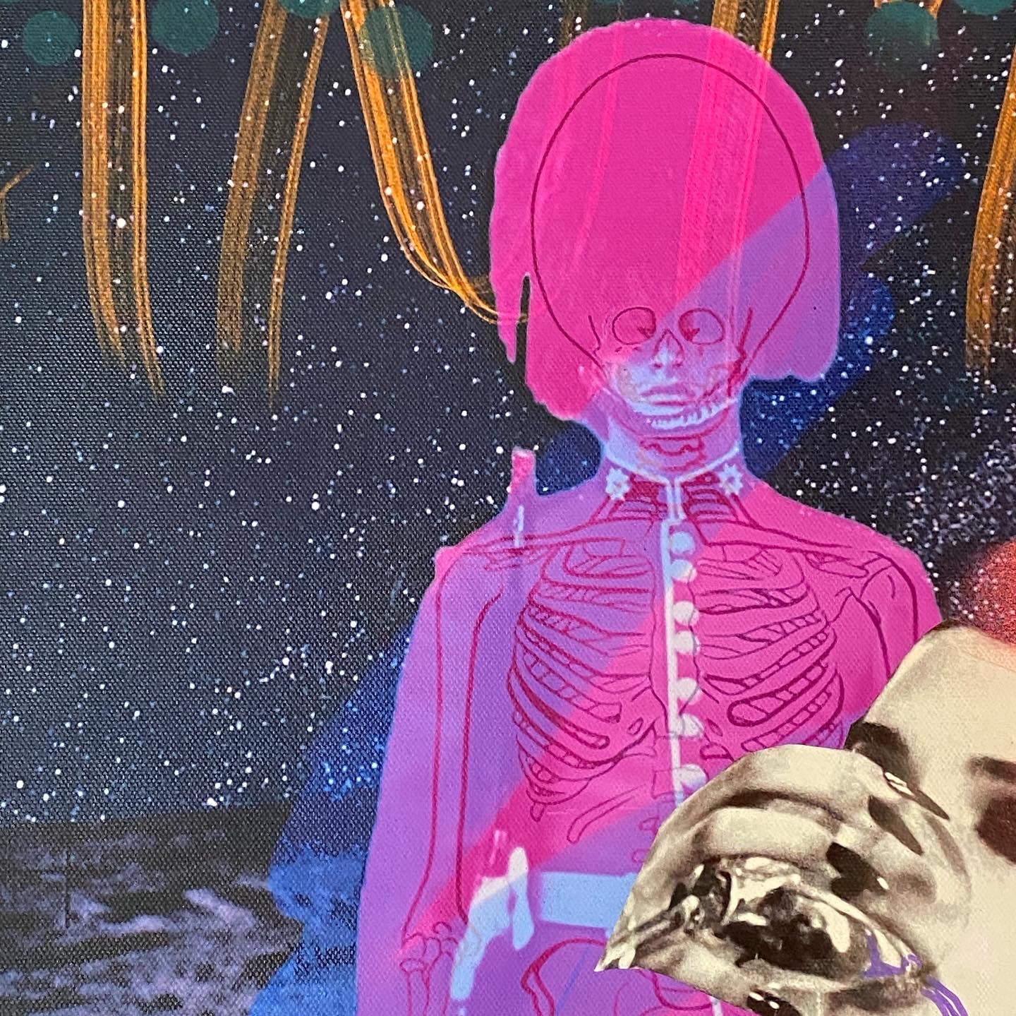 Sanity — Mixed media on canvas by Papayon