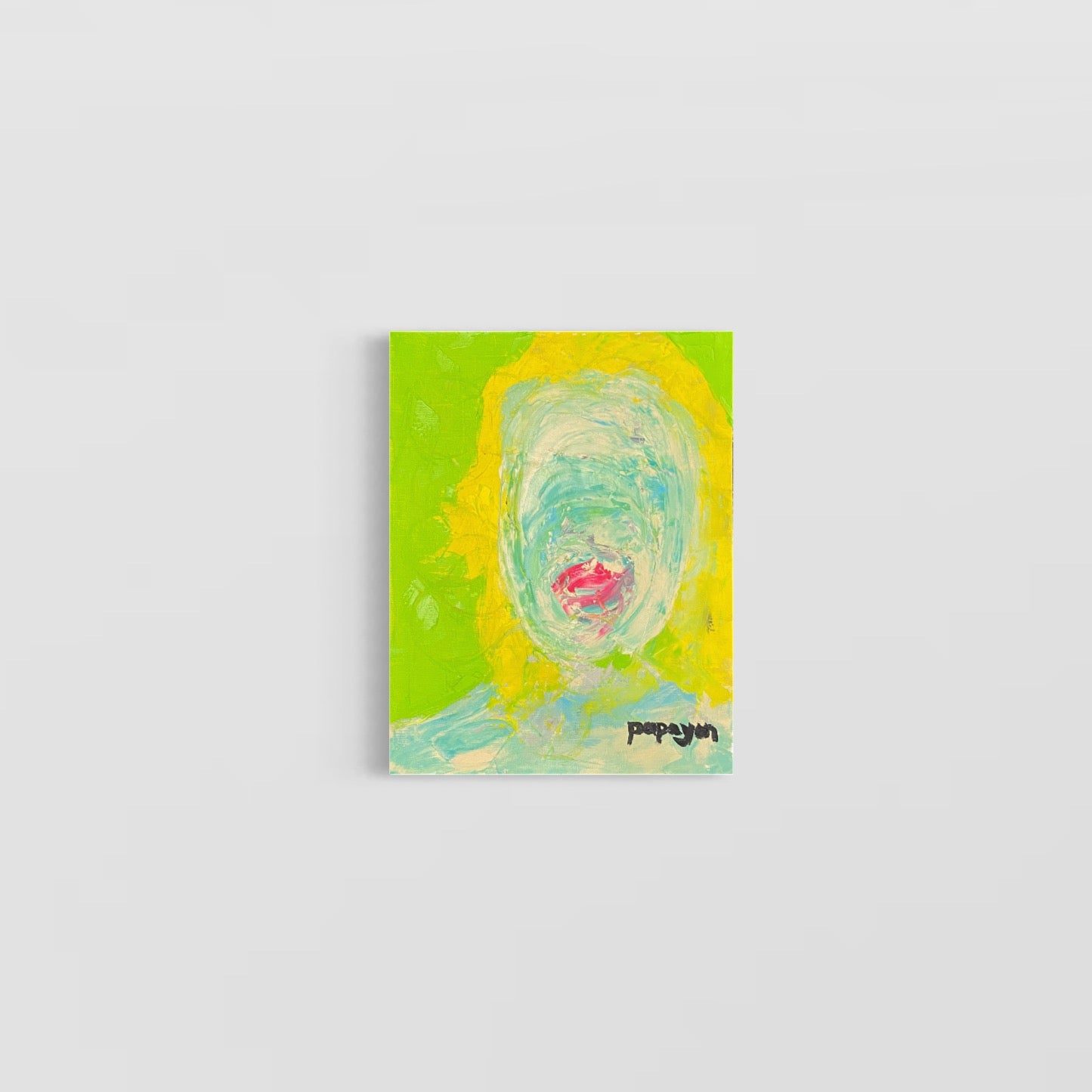 The rejected emotion — Oil on paper by Papayon